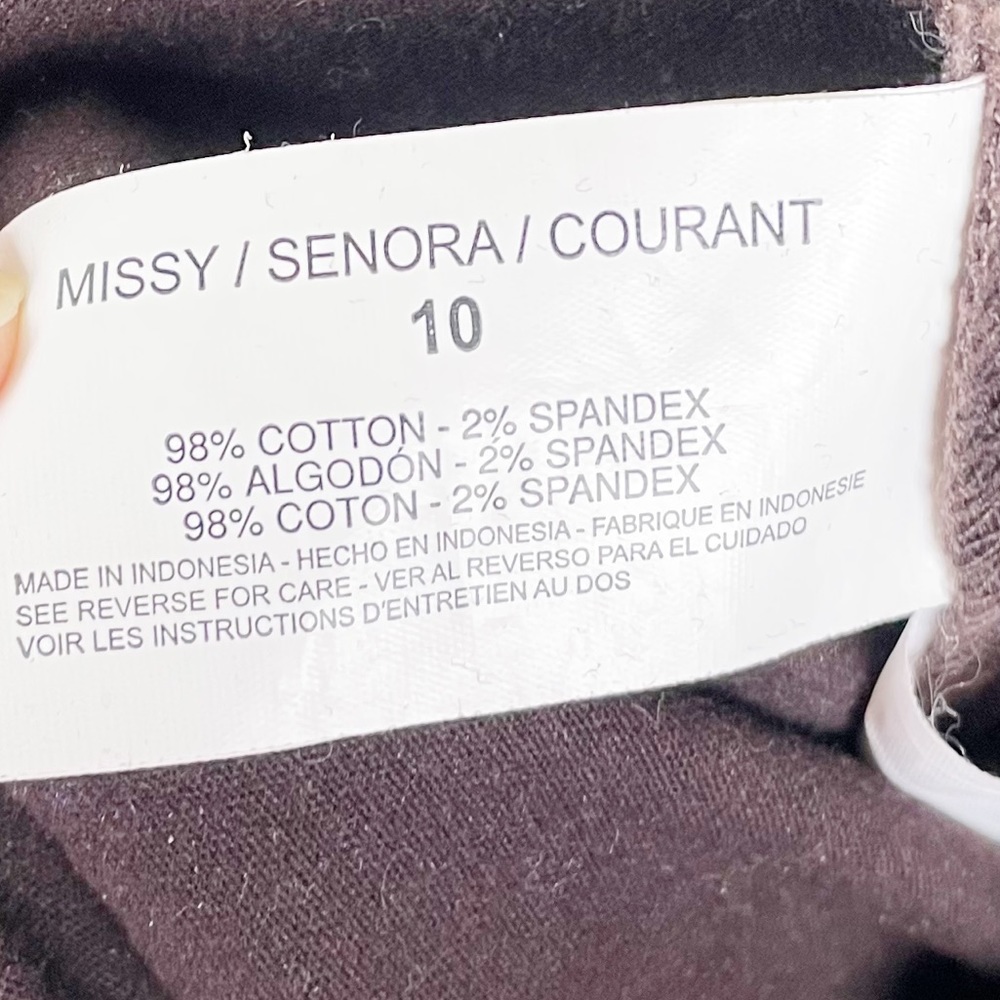 Nine West Brown Skinny Pants - Picture 8 of 9